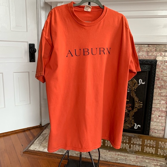 comfort colors auburn t shirt